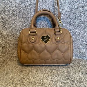 Betsey Johnson Mini Barrel Satchel Crossbody